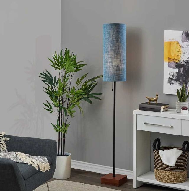 Adesso® Trudy Walnut Floor Lamp-4