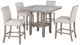 Global Furniture USA D4010BT 5-Piece Natural/White Occasional Table Set-0