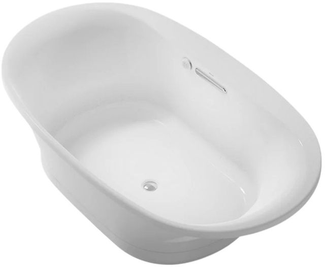 KOHLER® Underscore® Ice Grey 71.5" x 41.5" Drop-in Heated BubbleMassage™ Air Bath with Bask® Heated Surface-0