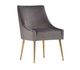 VIG Furniture Modrest Castana 2-Piece Gold/Gray Dining Chair Set-0