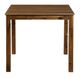 Mazin Furniture Stowe 5-Piece Walnut Dinette Set-2
