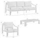 Armen Living Koda 4-Piece Black/Grey Outdoor Conversation Set-4