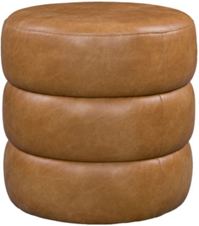 Signature Design by Ashley® Ummi Caramel Swivel Accent Ottoman-0