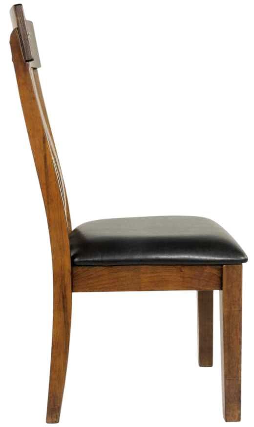 Signature Design by Ashley® Ralene Black/Medium Brown Upholstered Dining Side Chair-2