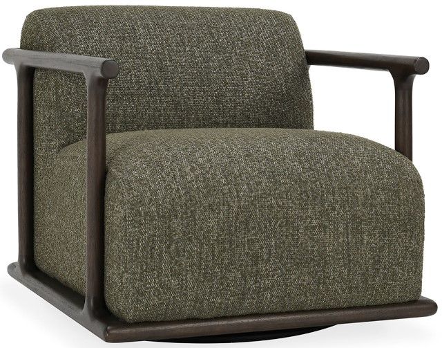 Classic Home Lucia Kale Green Swivel Chair-0