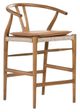 Four Hands Muestra Counter Stool with Leather Cushion-0