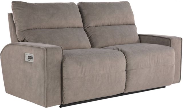 La-Z-Boy® Maddox Dove Gray Power Reclining 2-Seat Sofa with Headrest and Lumbar-0