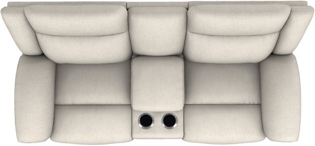 La-Z-Boy® Ava Ivory Manual Reclining Loveseat with Console-4