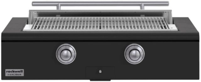 Caliber™ Rockwell Social 2-Burner Ultra Matte Black Built-In Natural Gas Grill with Stainless Steel Hardware-0