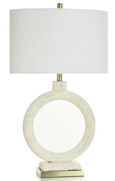 Stylecraft Speckled Cream Table Lamp -0
