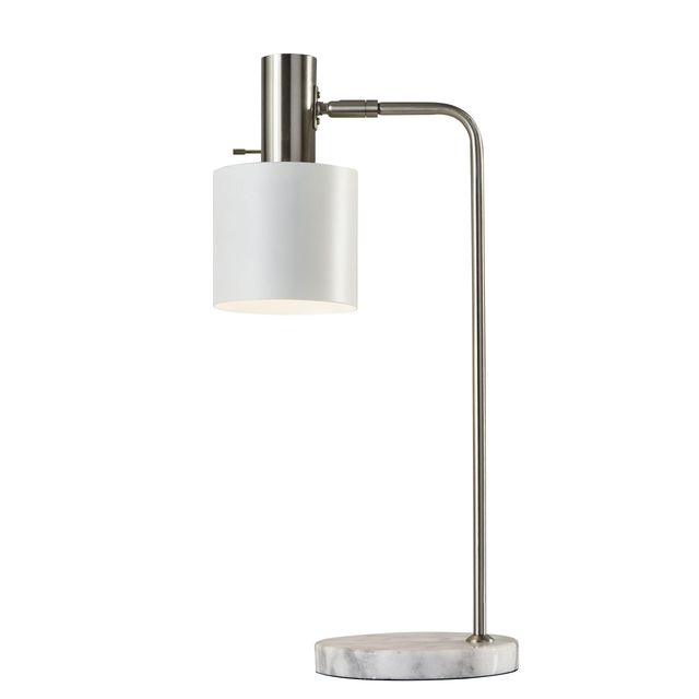 Adesso® Emmett White Desk Lamp-0