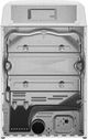 GE® 7.2 Cu. Ft. White Electric Dryer with Silver Matte Backsplash -4