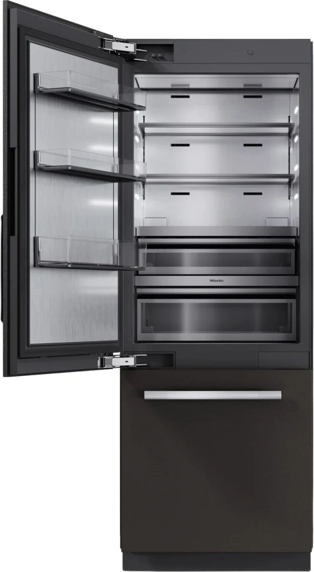 Miele MasterCool™ 30" 16.5 Cu. Ft. Panel Ready Left Hinge Built-In Bottom Freezer Refrigerator with Ice Maker and MasterFresh Pro-1