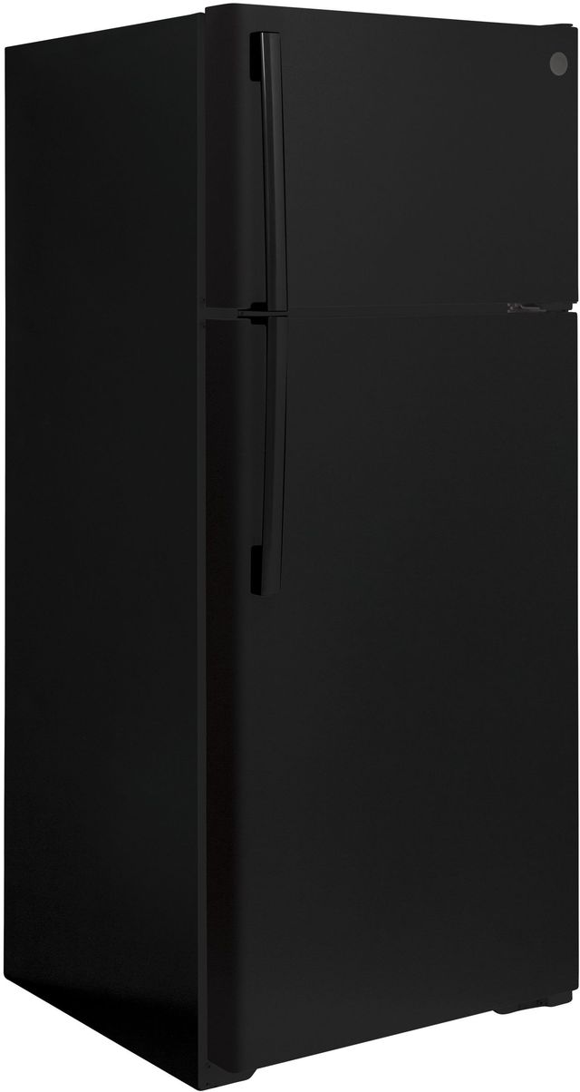 GE® 17.52 Cu. Ft. Black Top Freezer Refrigerator-3