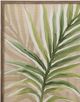 Bassett Mirror Burlap Palm Frond I Framed Print Wall Art-1