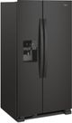 Whirlpool® 36" 24.5 Cu. Ft. Black Side-by-Side Refrigerator-2