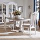Liberty Furniture Magnolia Manor 5-Piece Antique White/Weathered Bark Optional Double Pedestal Dining Set-1