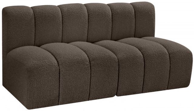 Meridian Furniture Arc 2-Piece Brown Sectional-0