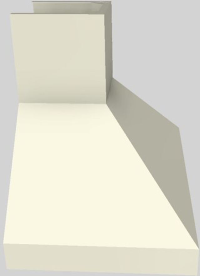 Vent-A-Hood® 36" Biscuit Euro-Style Wall Mounted Range Hood-1