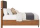Flexsteel® Lincoln Brown/Walnut King Upholstered Panel Bed-4