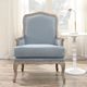Elements International Artesia Midtown Light Blue Arm Chair-2