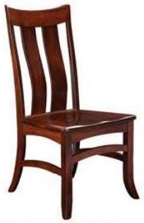 Members Amish Customizable Heritage Woodcrafters Rockville Side Chair-0