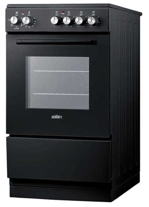 Summit® 20" Black Slide-In Electric Range-3