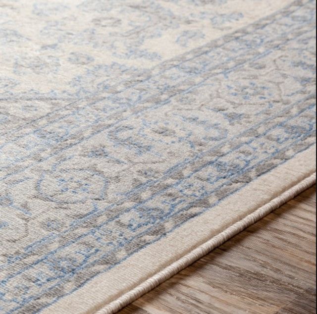 Surya Monaco Denim/Ivory 4'x6' Area Rug-4