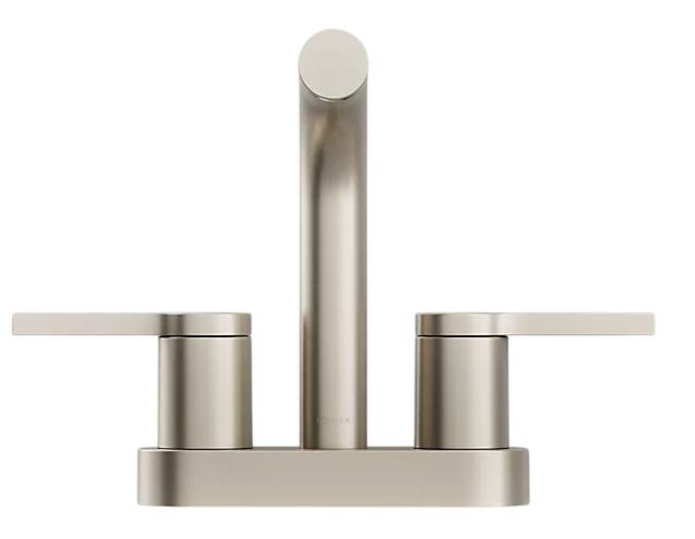 KOHLER® Elate® Vibrant Brushed Nickel 0.5 GM Centerset Bathroom Sink Faucet-1