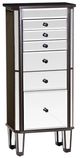 Powell® Heather Dark Espresso/Mirrored Jewelry Armoire-0