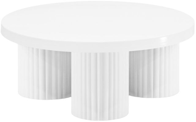 Meridian Furniture Rhodes White Coffee Table-0
