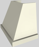 Vent-A-Hood® Designer Series 36" Biscuit Wall Mounted Range Hood-4