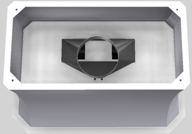 Vent-A-Hood® Designer Series 42" White Island Range Hood-3