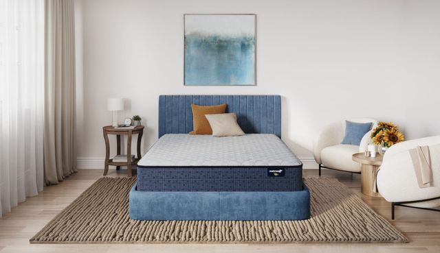 Mattress 1st® by Serta® Cleona 11.5" Wrapped Coil Firm Tight Top Queen Mattress-1
