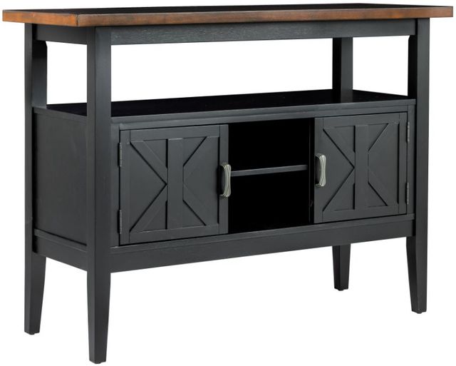 New Classic® Home Furnishings Potomac Black/Brown Server-0
