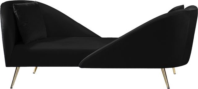 Meridian Furniture Nolan Black Velvet Chaise-2