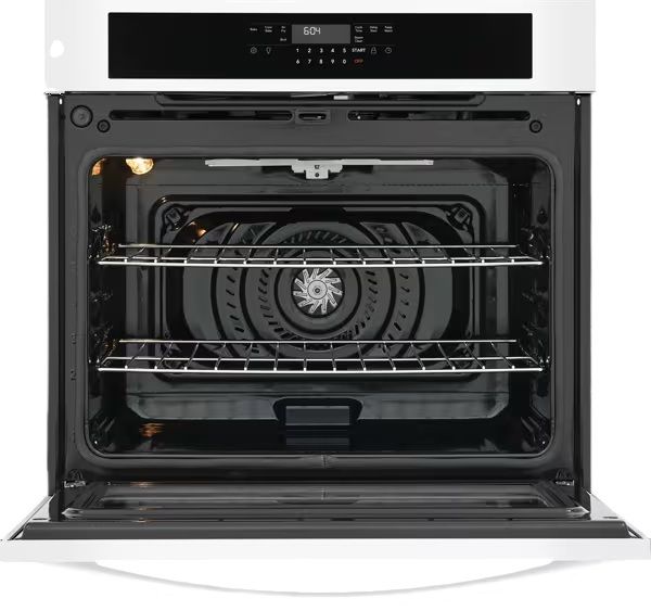 Frigidaire® 30” White Electric Single Wall Oven with Air Fry-2