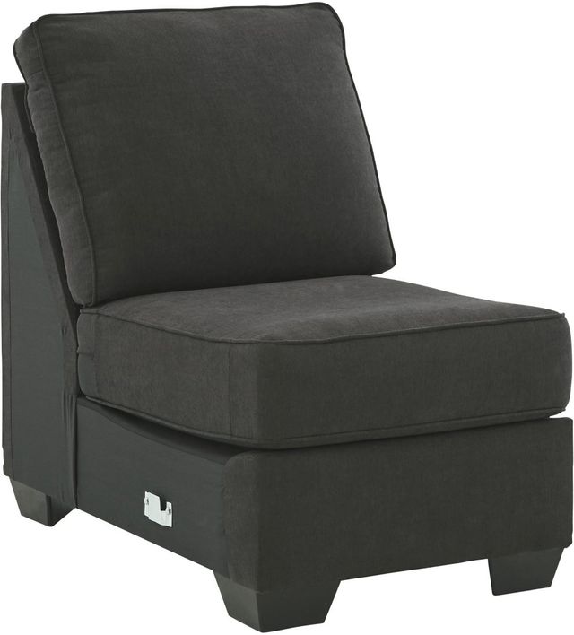 Signature Design by Ashley® Lucina 3-Piece Charcoal Right-Arm Facing Sectional-2