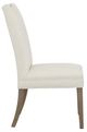 Fairfield® Customizable Entree Dining Nickel Metal Pull Tall Back Side Chair-2