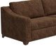 International Furniture Direct Natural Parota Dark Brown Sofa-1