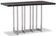 Century® Details Live Edge 72" Guan Slab Console Table with Polished Nickel Base-0