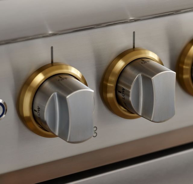 Viking® 5 Series 36'' Slate Blue Pro Style Induction Range-1