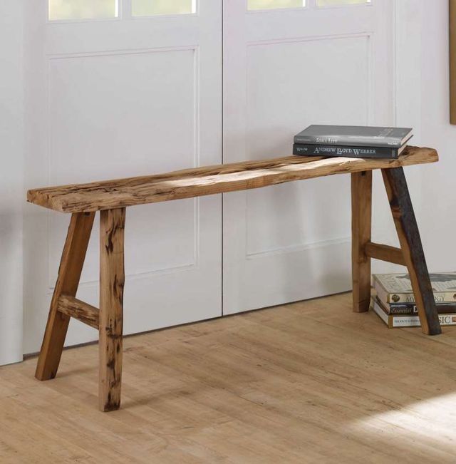Uttermost® Paddock Brown Rustic Bench-1