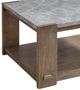 Steve Silver Co. Libby Gray Sofa Table with Dusty Caramel Base-3