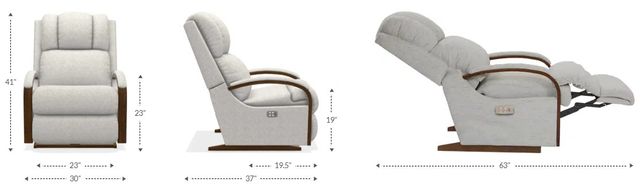 La-Z-Boy® Harbor Town Ash Power Rocking Recliner-2