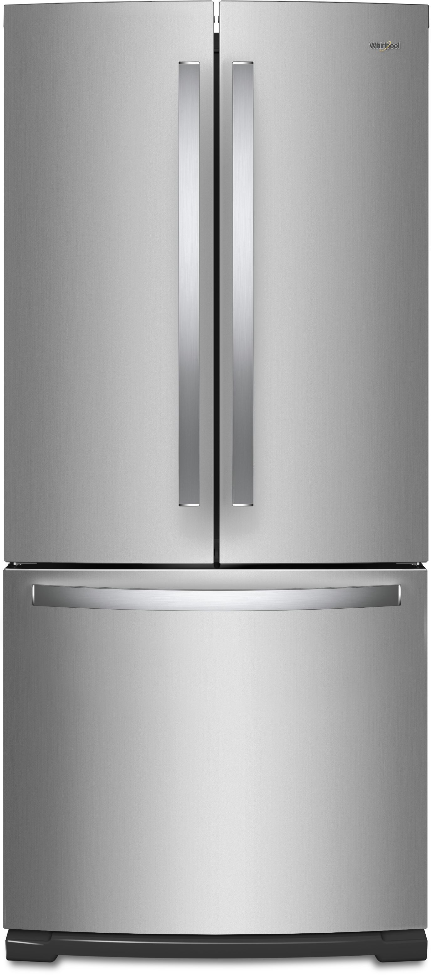 Whirlpool® 30 in. 19.7 Cu. Ft. French Door Refrigerator-Fingerprint Resistant Stainless Steel