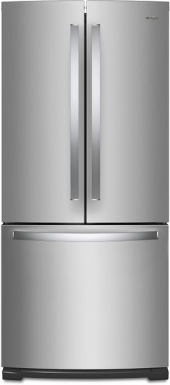 Whirlpool® 30 in. 19.7 Cu. Ft. French Door Refrigerator-Fingerprint Resistant Stainless Steel