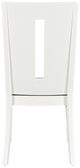 Jofran Inc. Urban Icon Gray/White Slotback Dining Side Chair-3