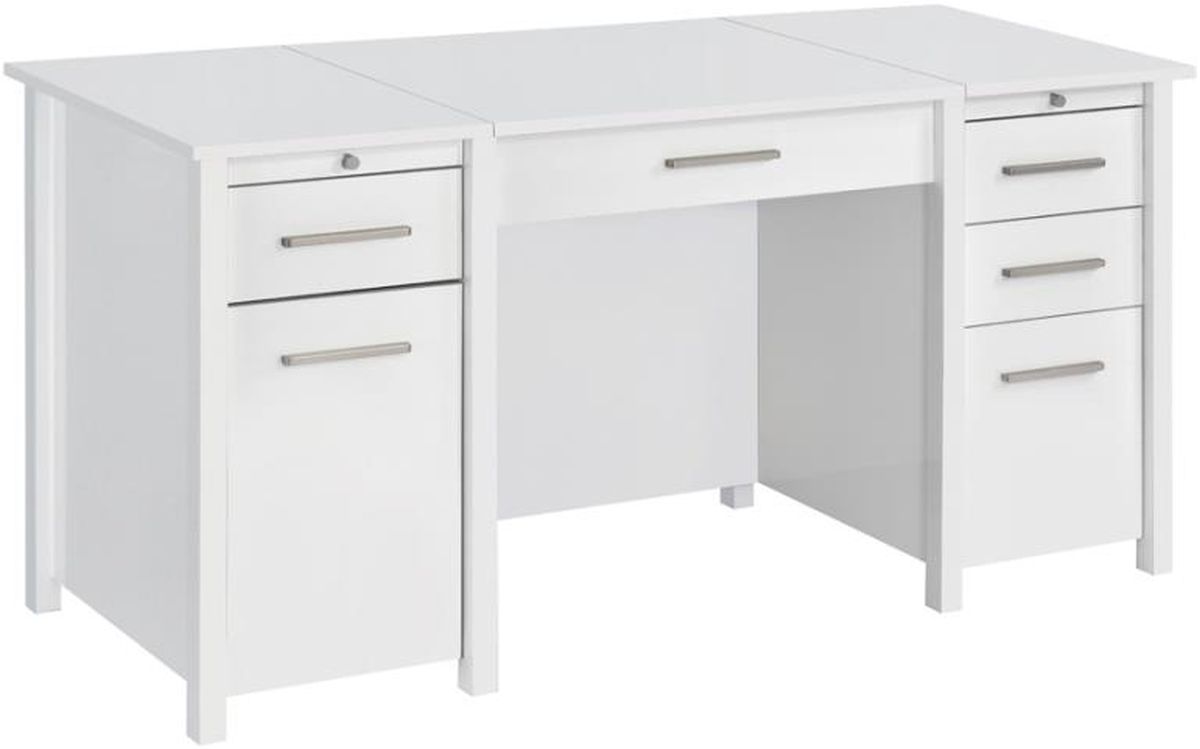 Coaster white desk discount