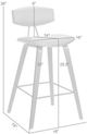 Armen Living Fox Brown/Walnut Counter Stool-3
